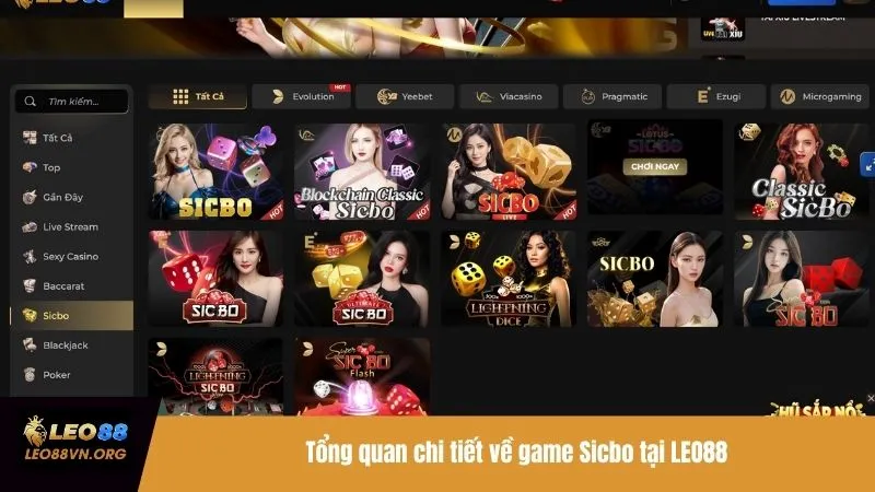 Tổng quan chi tiết về game Sicbo tại LEO88