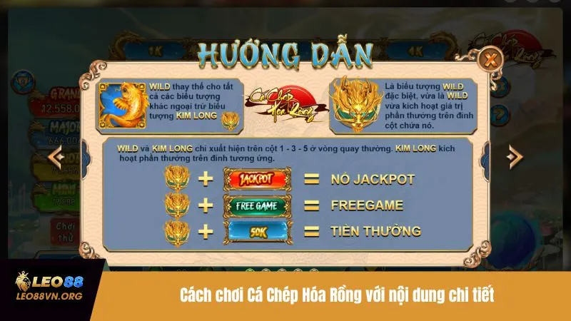 Cách chơi Cá Chép Hóa Rồng với nội dung chi tiết