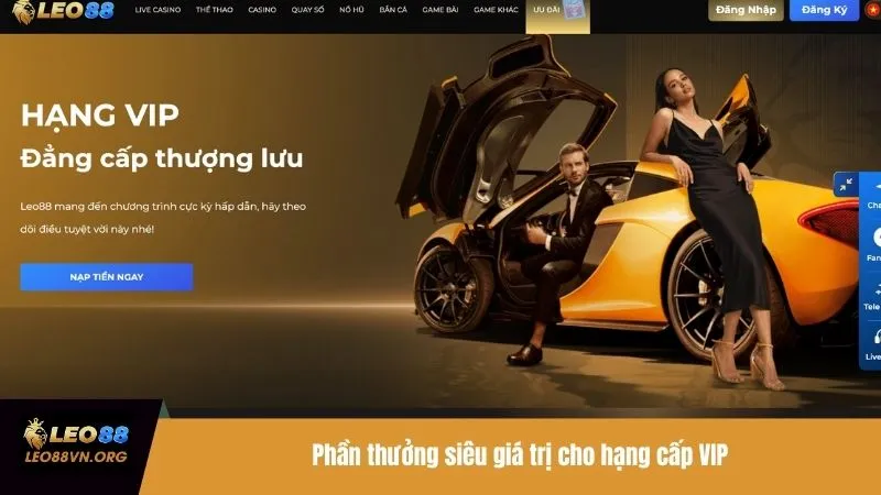 Phần thưởng siêu giá trị cho hạng cấp VIP