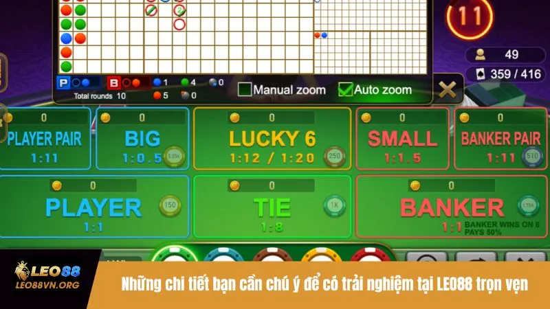 Những chi tiết bạn cần chú ý để có trải nghiệm tại LEO88 trọn vẹn