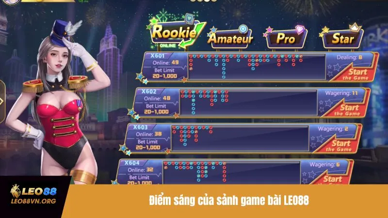 Điểm sáng của sảnh game bài LEO88