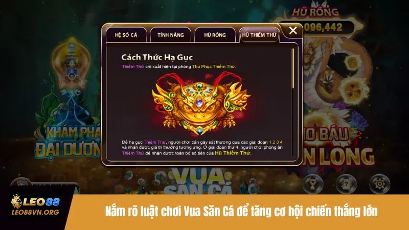 Nắm rõ luật chơi Vua Săn Cá để tăng cơ hội chiến thắng lớn