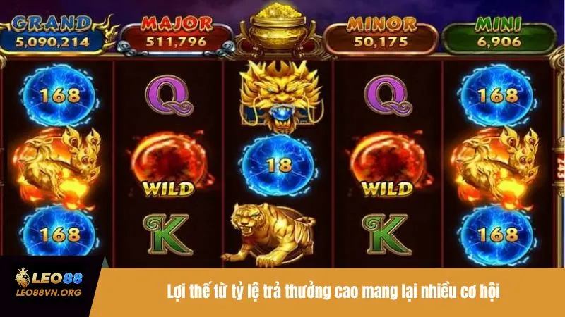 Lợi thế từ tỷ lệ trả thưởng cao mang lại nhiều cơ hội